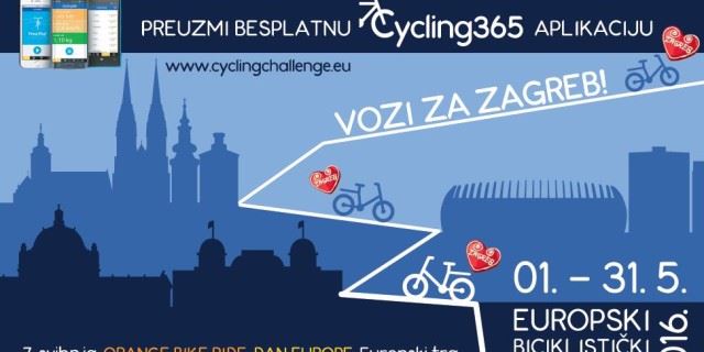 Obilježite s nama Dan Europe u znaku Europskog biciklističkog izazova – Vozi za Zagreb